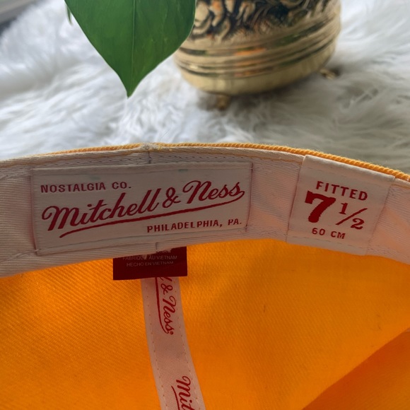 Vintage Mitchell & Ness Yellow Atlanta Flames Hat - Picture 6 of 6